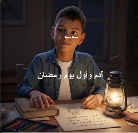 ادم  و أول يوم  رمضان
